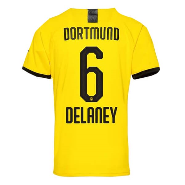 Tailandia Camiseta Borussia Dortmund NO.6 Delaney 1ª 2019-2020 Amarillo